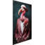 Mister Flamingo Print on Glass