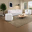 Canapé moderne à 3 places avec pattes en bois Modern Sofas, White Boucle