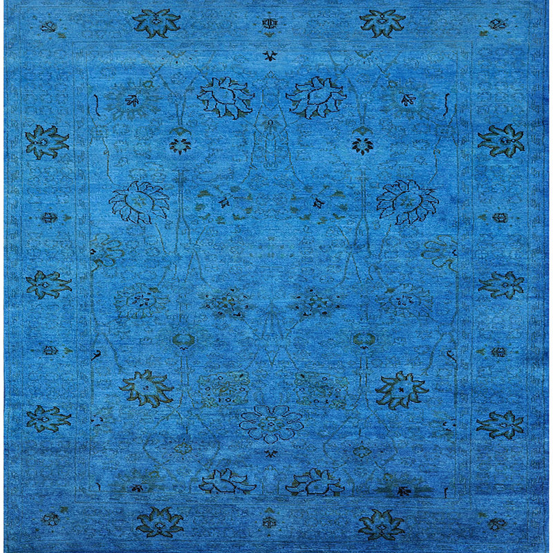 Floral Indoor Rug, Square 7'