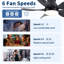 30 Inch Small Kid's Low Profile Ceiling Fan with Lighting, Remote Control Included, Flush Mount Design for Small Children Room, Quiet Motor & Easy Operation