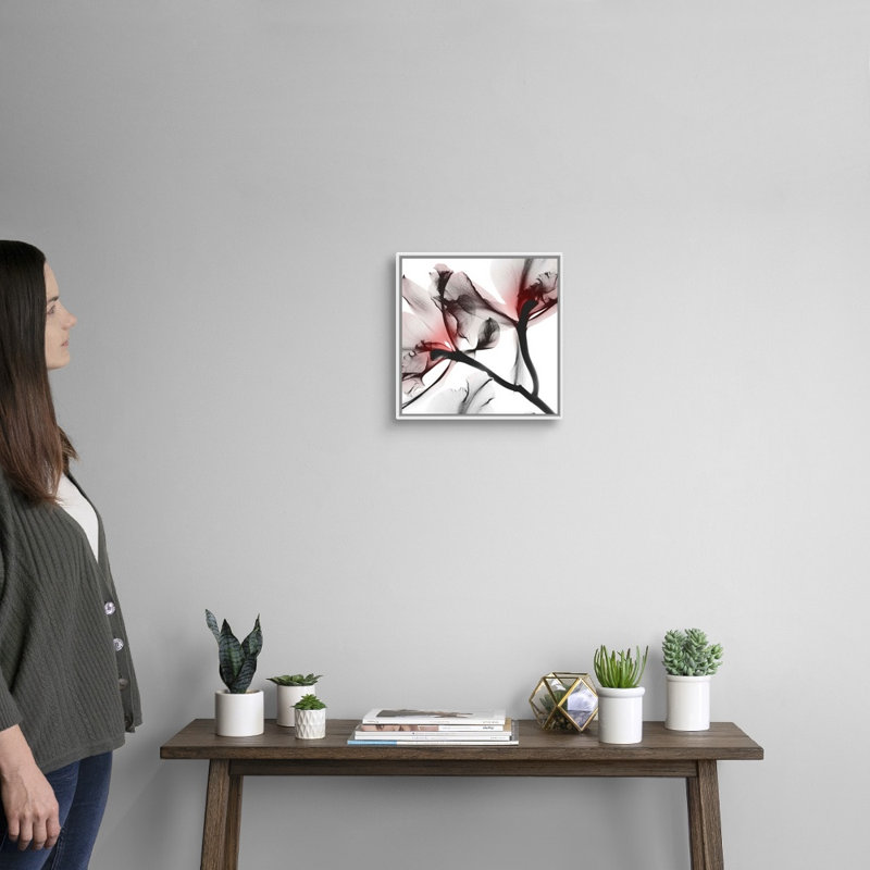« Coral Luster 1 » par Albert Koetsier, reproduction d’art sur toile, H 14 po x l 14 po x P 1,75 po, Toile blanche encadrée