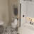 Bath Tub Pivot Shower Screen, With 1/4" Tempered Glass And Towel Bar 3458-119869766