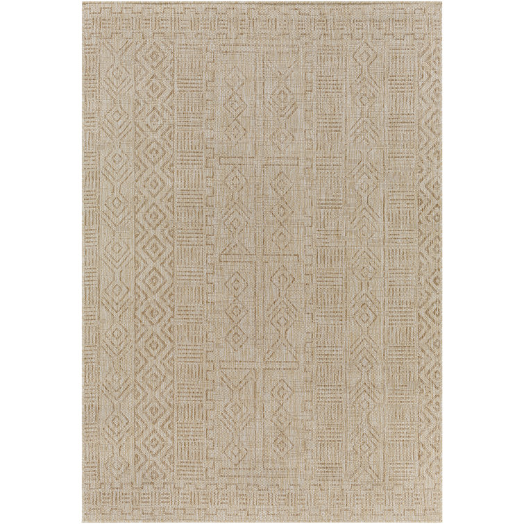 The Twillery Co.® Mendota Machine Woven Indoor / Outdoor Area Rug in ...