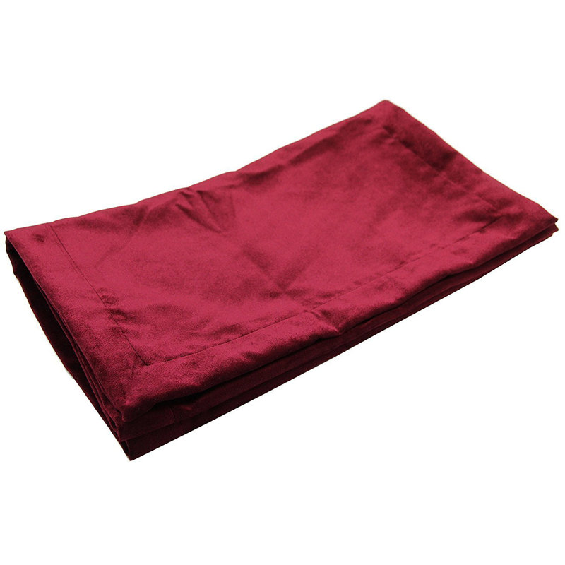 Thinder Table Runner, 30cm W x 200cm L, Wine Red