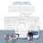 Jackson 33" Crisp White Fireclay Drop-In Single Bowl Kitchen Sink with 1 Faucet Hole-92476255-132210738-132210739