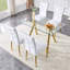 71" Rectangular Dining Table for 6-8 with Tempered Glass Top & Gold Metal Legs-1653387781-1659223524-1659223525