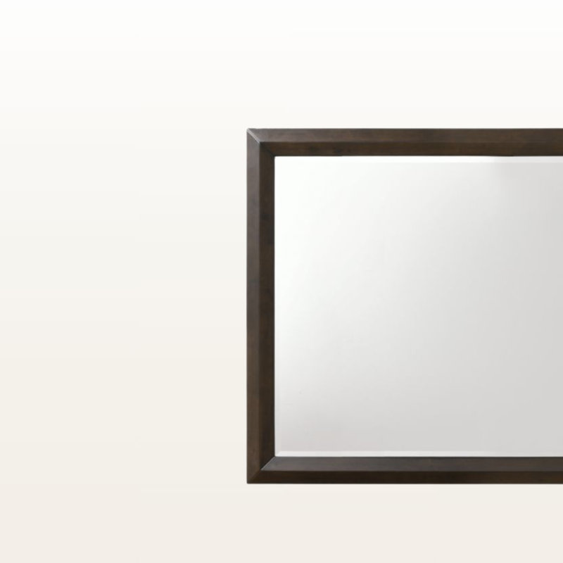 Crest Mirror in Espresso