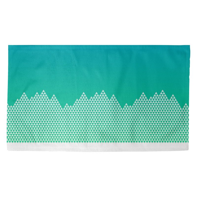 Tapis bleu/blanc mountain Avicia, Rectangle 2 pi 2 po x 3 pi 4 po