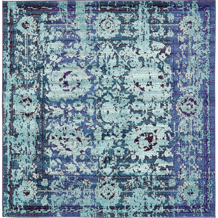 Colfin Washable Floral Indoor Rug