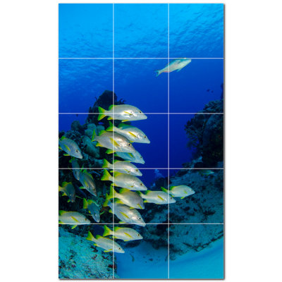 Panneau décoratif en céramique satinée 12 po x 12 po