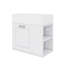 Meuble-lavabo de 21,8 po avec lavabo, armoire flottante murale, grand tiroir et tablette réglable-1612226017
