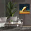 «Yoga Chick Downward Dog Split» par Lucia Heffernan, reproduction sur toile tendue-88010192