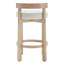 Tabouret de bar moderne rembourré avec structure en bois, tabouret de bar pour îlot de cuisine, café (ensemble de 4)-132710828