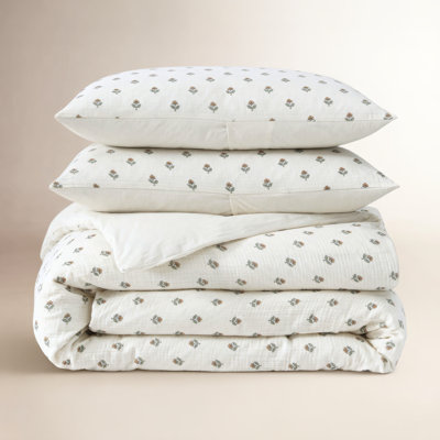 Block Print Gauze Cotton Comforter Set