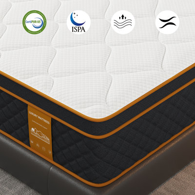 Wondnuga 10 Inch Hybrid Mattress, Medium Firm