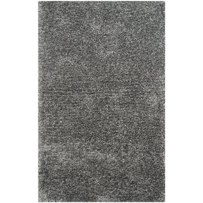 Tapis gris touffeté à la main Billie-Faith