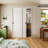 96 in. Primed Paneled Pantry Closet Sliding Doors With Hardware & Handles-104275763