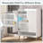 Shoe Cabinet with Adjustable Shelves and Doors-785159886