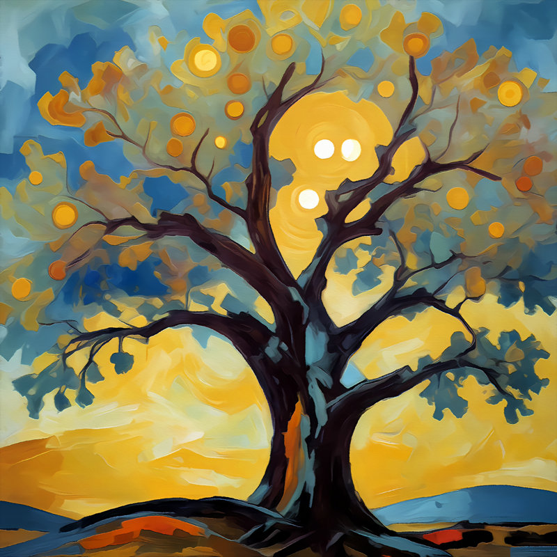 Celestial Canopy, 24" H x 24" W