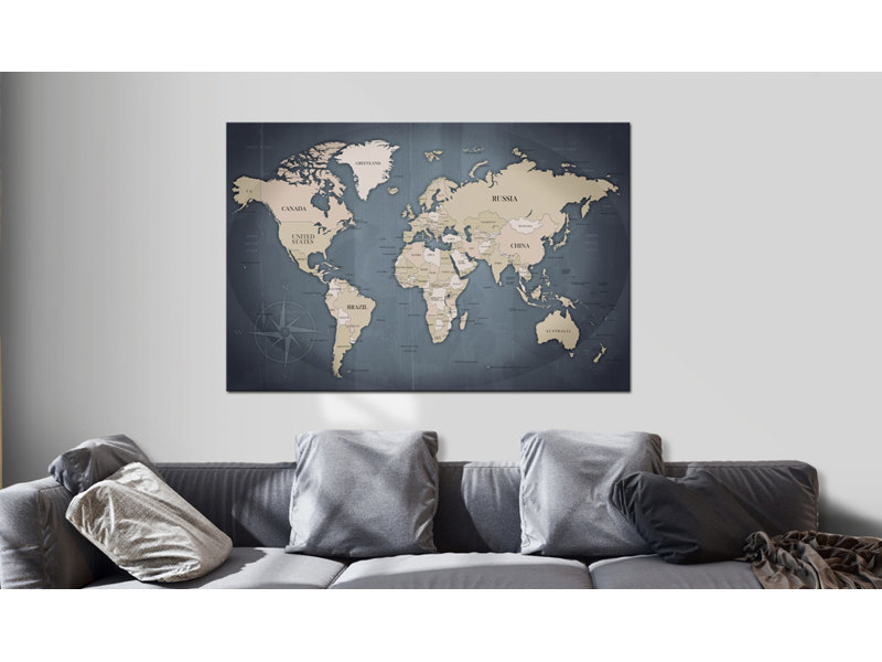 No Frame Print on Canvas, 120cm H x 80cm W
