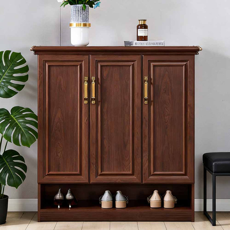 New Chinese style large-capacity shoe cabinet, 39.37" H x 43.31" W x 13.98" D