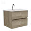 Meuble-lavabo mural 24 po avec lavabo intégré en céramique avec trop-plein, grand meuble-lavabo flottant avec rangement pour salle de bain moderne-1242916688