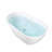 59 " L x 29 " W Freestanding and Mounting / Installation Required Soaking Acrylic Bathtub
