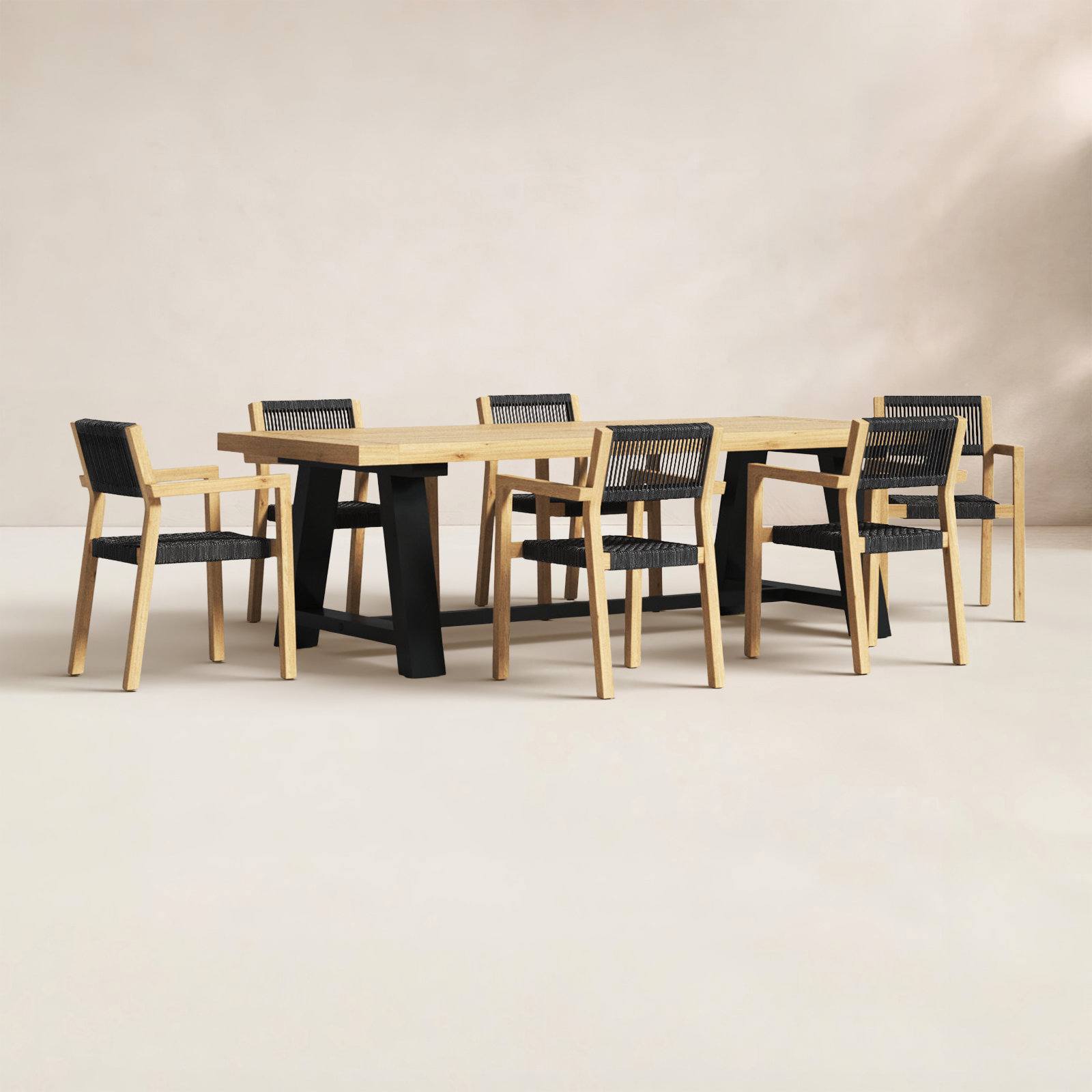 Morones 95" Patio Dining Set