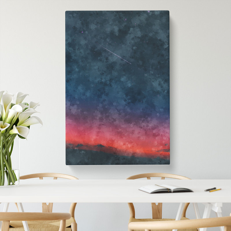 Shooting Star Over Mexico - Wrapped Canvas, 50cm H x 35cm W x 3cm D