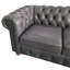 Canapé modulaire en cuir Chesterfield-129756112
