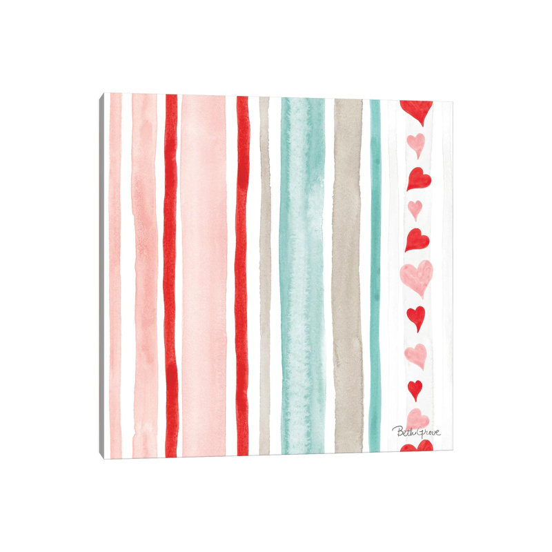 Paws of Love Pattern VI 1 Piece Wrapped Canvas Wall Art, 93.98 cm H x 93.98 cm W x 1.91 cm D