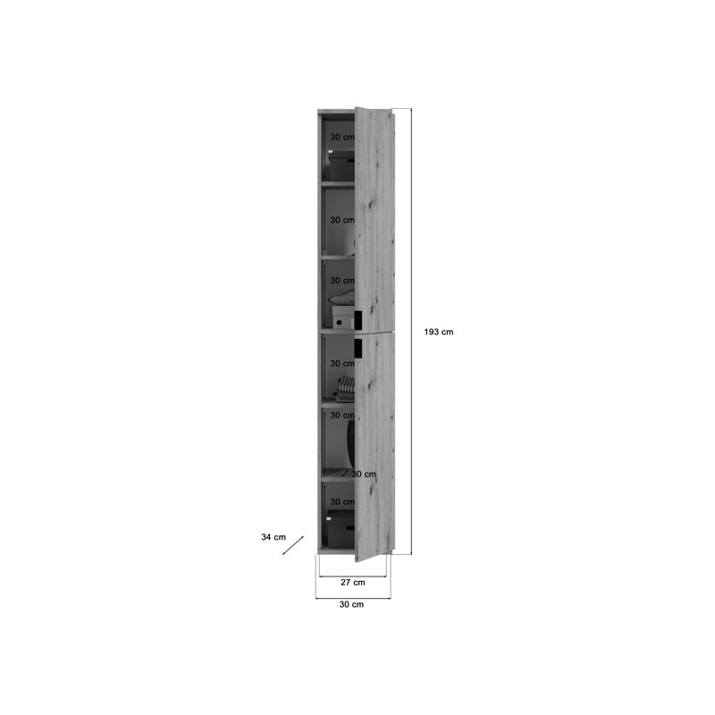 Lutton 3 Door Wardrobe