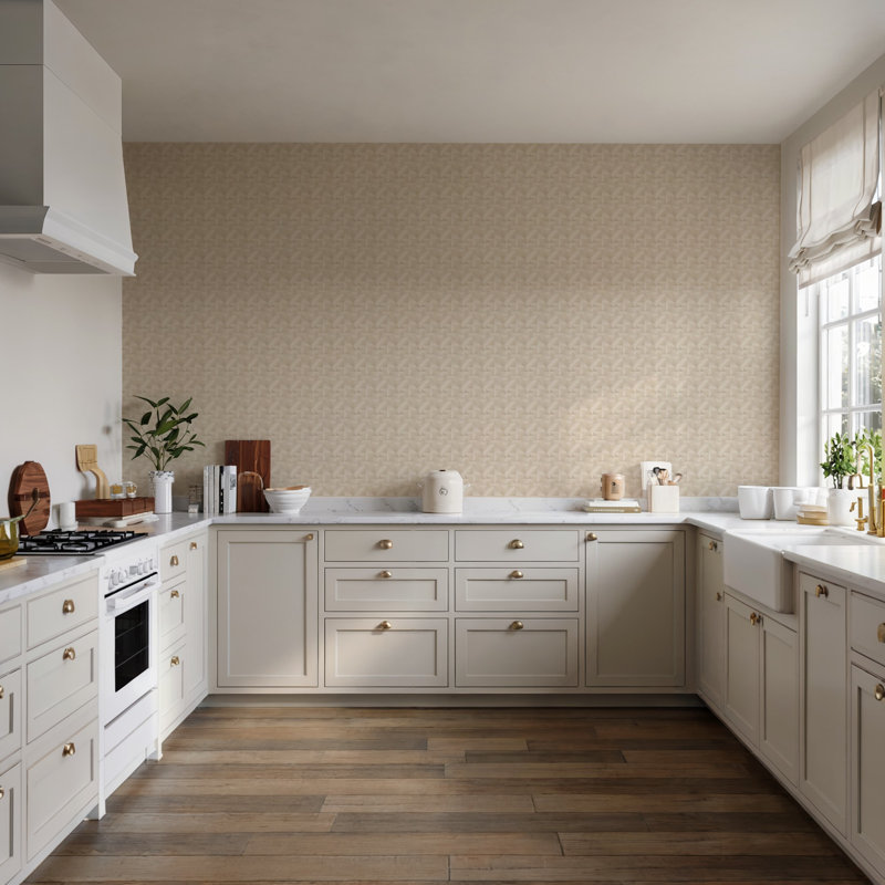 Prism Threads Wallpaper, Beige