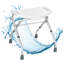 Foldable Height Adjustable Padded Shower Stool