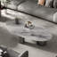 Table basse moderne en marbre ovale-109294469