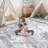 Elroy Arnedoy Modern Abstract Machine Washable Area Rug with Non-Slip Backing-519927590