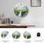 "Mountain Stream", horloge murale en verre-71192139