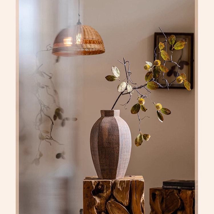 45" Chestnut Leaf Branch, Green