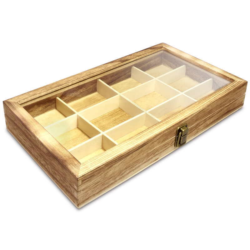 Jewelry Storage Solid Wood Art Carrying Case