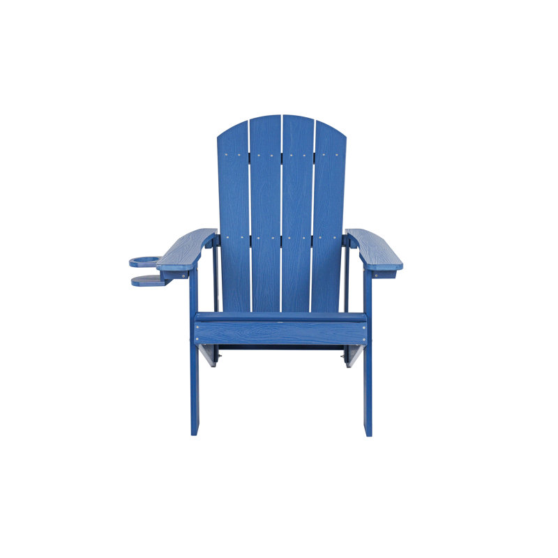 All-Season Rocking Chair For Patio Leisure & Outdoor Lounge Area Relaxation Moments,Hips Material, Navy Blue