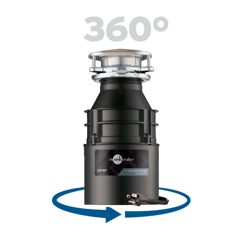 InSinkErator Badger 5XP 3/4 HP Continuous Feed Garbage Disposal