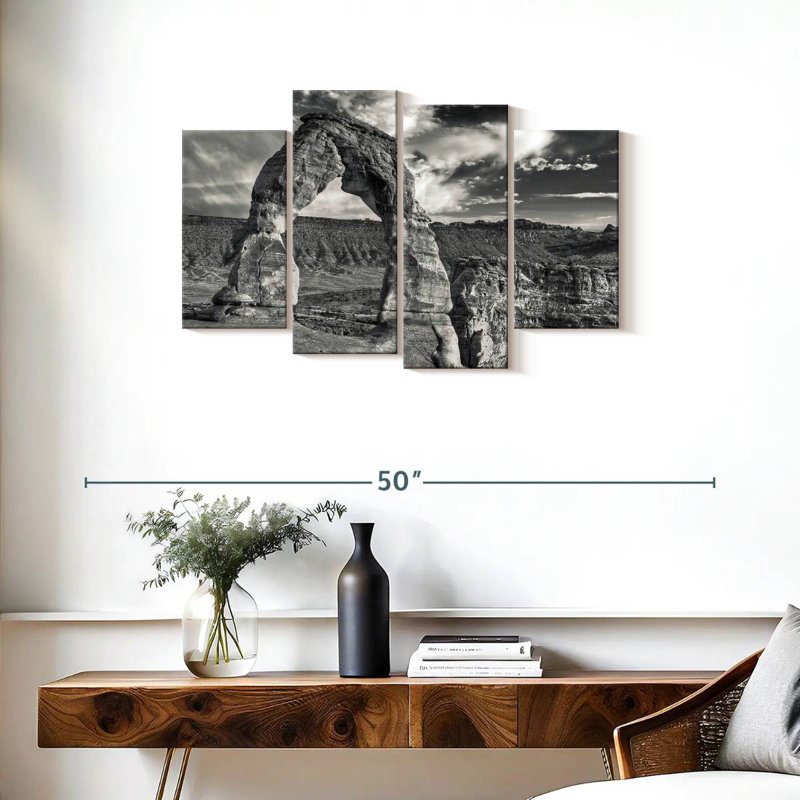 Alvord Delicate Arch BW, 22" H x 36" W