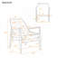Fauteuil avec structure en bois massif-578359127