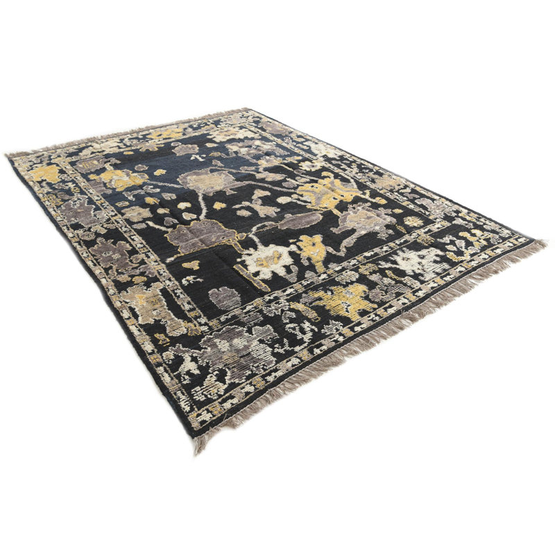 Tapis bleu foncé Judy