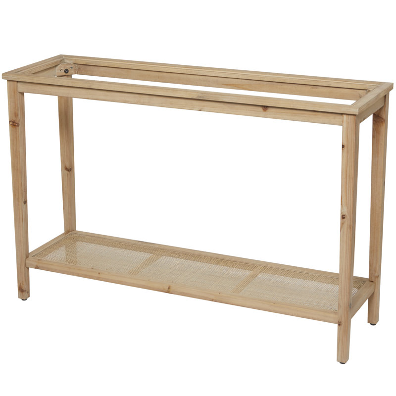 47.20'' Glass Top Console Table