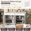 Buffet de style scandinave moderne à 2 tiroirs Varello-2104565727