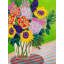 Three Sunflowers Print by Sue Graef-71203240-71203241