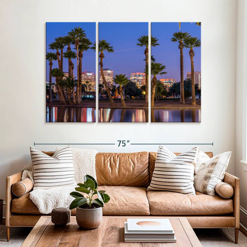 Nicci Night Palms In Phoenix, H 42 po x l 65 po