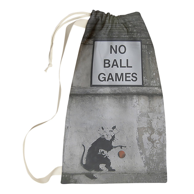 Fabric Laundry Bag with Handles, Small (29" H x 18" W x 1" D)