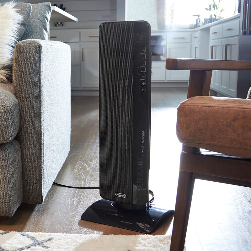 De'Longhi 1500-Watt Electric Ceramic Tower Convection Heater with ECO Energy-Saving Function